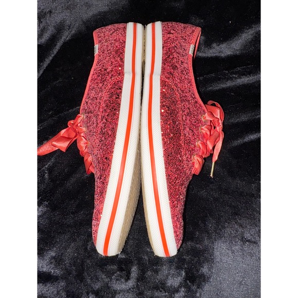 These are the Keds x Kate Spade New York Champion Glitter sneakers. - Picture 7 of 10
